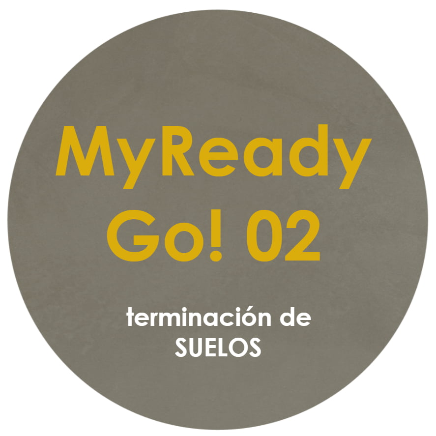 Logo of the ready-to-use microcement MyReady Go! 02