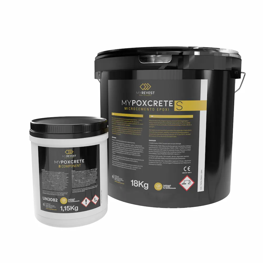 MyPoxcrete epoxy microcement bucket by MyRevest S