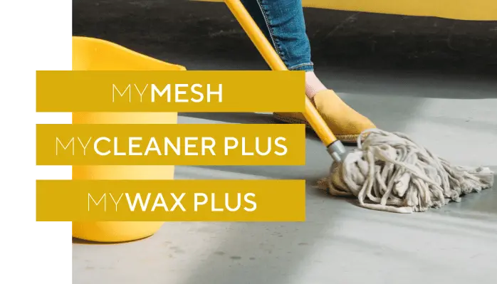 Meshes and cleaners for Myrevest microcement