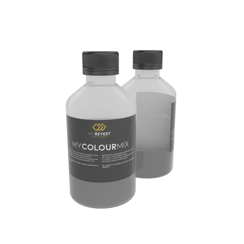 Single-dose containers of MyColour Mix pigments