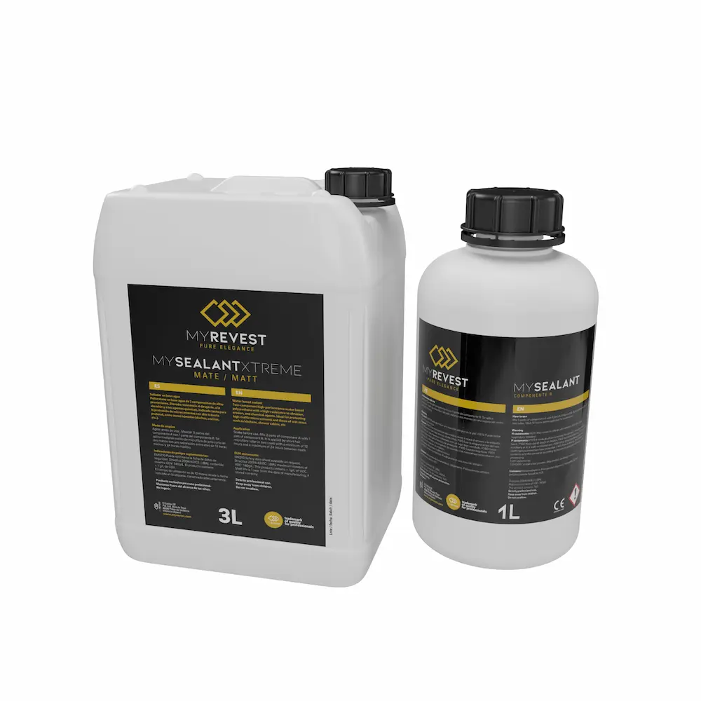 Witte jerrycan van de MySealant Xtreme vernis sealer